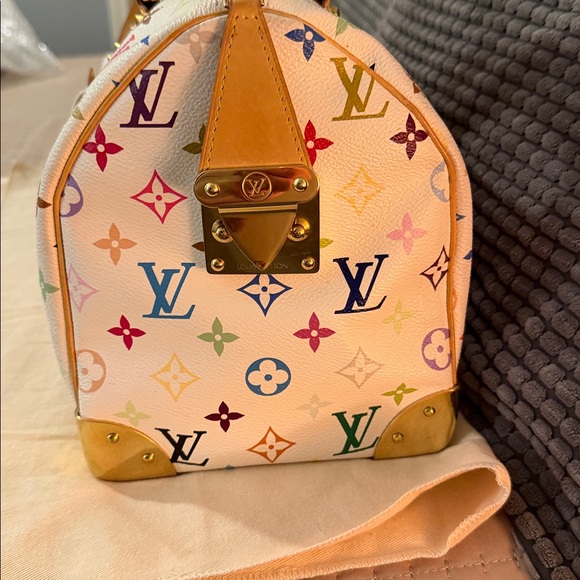 ❤️Authentic Louis Vuitton Takashi Murakami Multi Color Speedy 30 - Picture 6 of 13